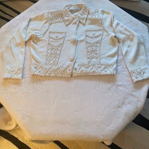 Michael Simon Winter White Sweater